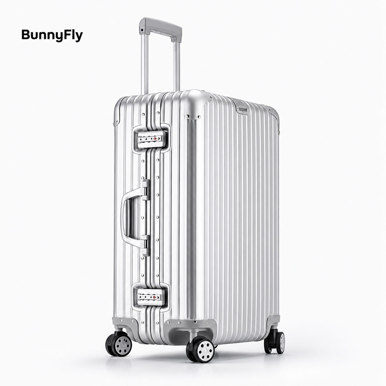 Travel Lock Tsa Approved - 24インチ全アルミニウムマグネシウム合金製伸縮式スーツケース、ビジネス旅行用荷物、金属製コンビネーションロック付き、20インチ機内持ち込みバッグ