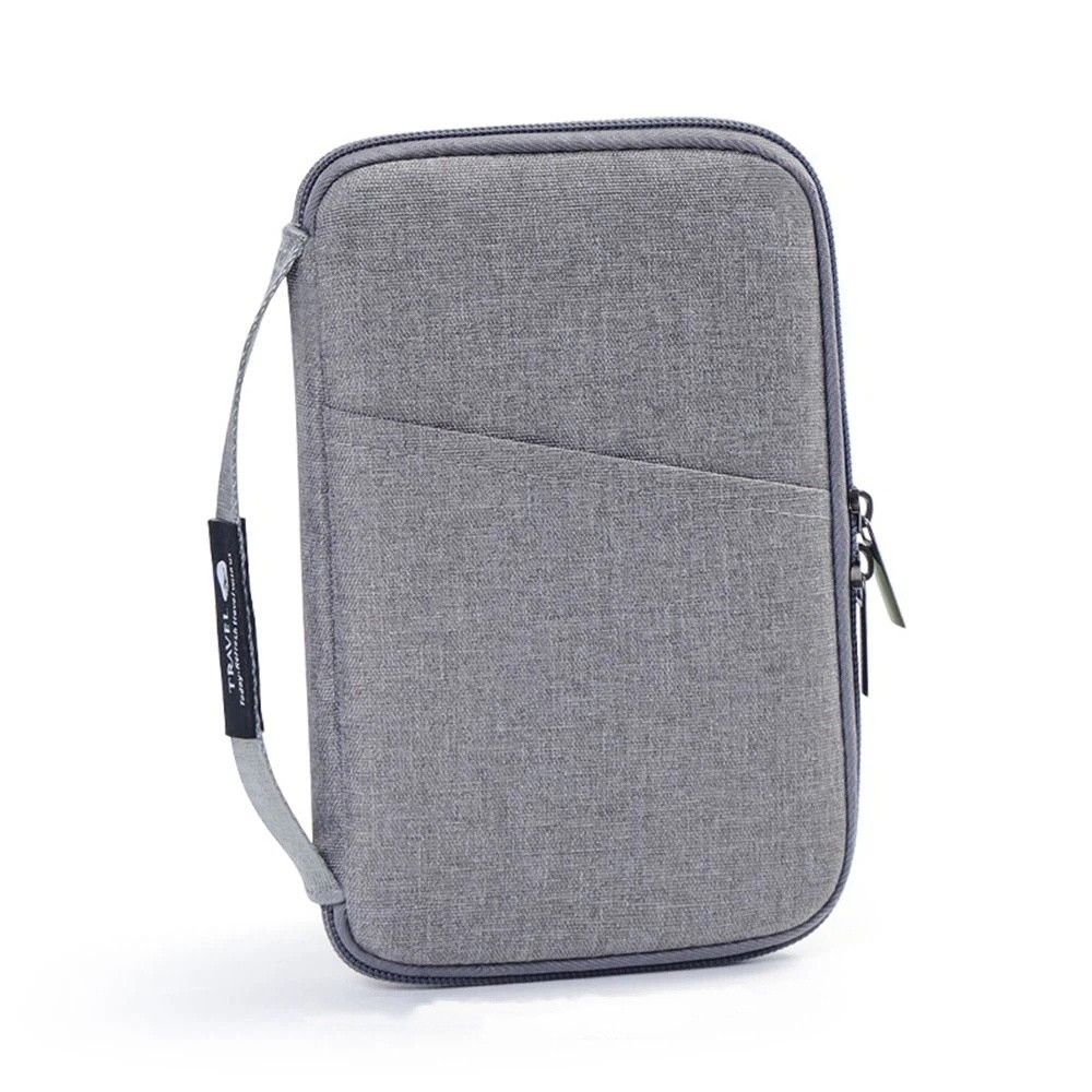 Travel Accessories Passport Holder - 旅行用品 トラベルウォレット チケットホルダー OXクロス ファミリーパスポートホルダー ジッパー付きパスポート保護カバー