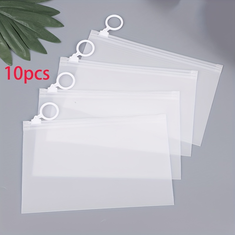 Reusable Zip Bag - 10 個旅行収納袋多機能収納化粧品バッグ旅行トイレタリーバッグジッパーポーチ衣類オーガナイザーを分類するため