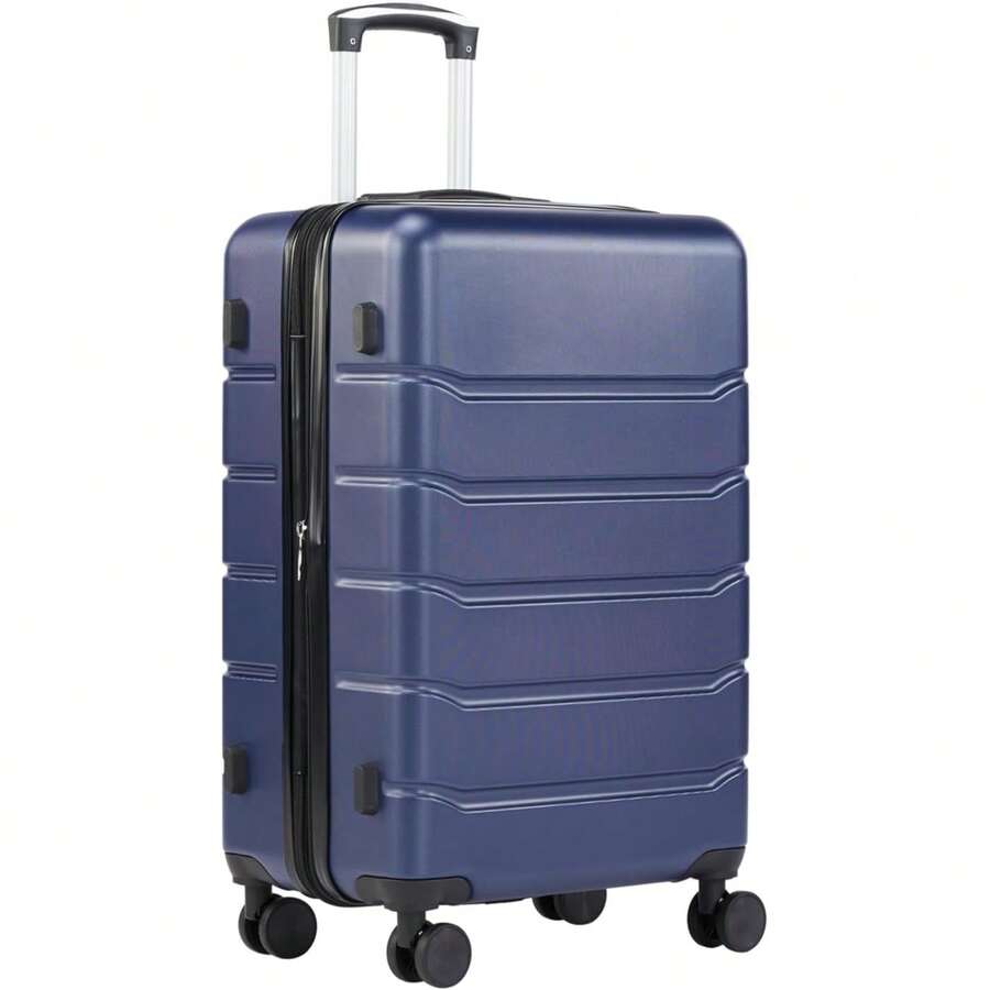 Travel Lock Tsa Approved - 20/24/28インチ軽量ハードシェルスーツケース - TSA承認ロック付き拡張可能なABSスピナーラゲージ、360度回転 ° 静音ホイールと伸縮式ハンドルで旅行に最適