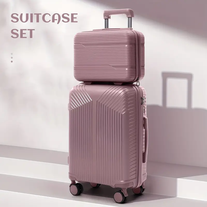 Travel Lock Tsa Approved - 機内持ち込み手荷物スーツケース、pp素材、ジッパー式およびパスワードロック、旅行、出張キャビン、荷物トランク、新品、耐久性、13 20 28、2022に適しています