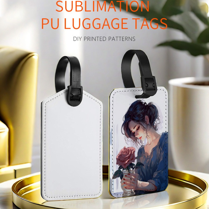 Travel Accessories Unique - カスタマイズされた画像 Pu レザー荷物タグカスタマイズされた写真防水 ID タグ旅行ビジネスハイエンドレザー搭乗券