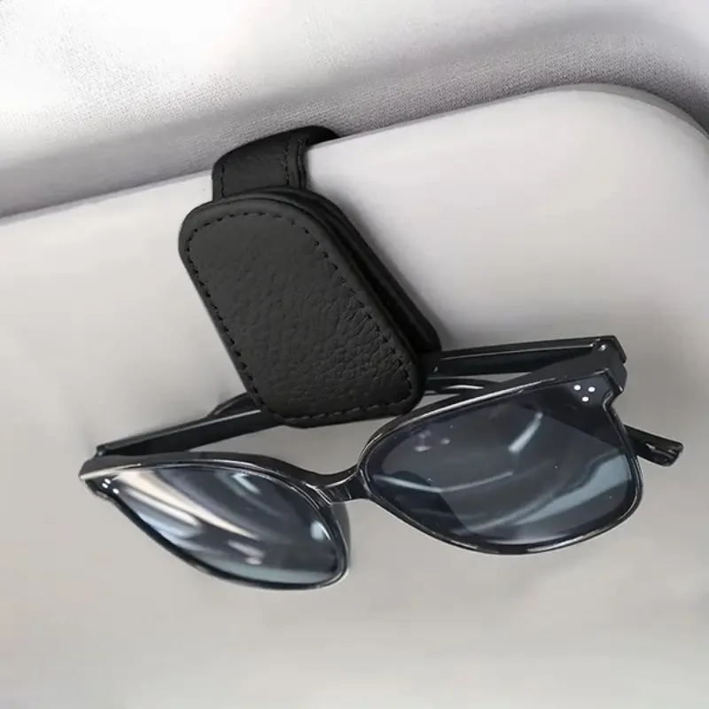 Travel Accessories In Car - 車のサンバイザーメガネケースホルダーサングラスクリップチケットカードクリップ多機能ポータブルクリップ自動車インテリアアクセサリー