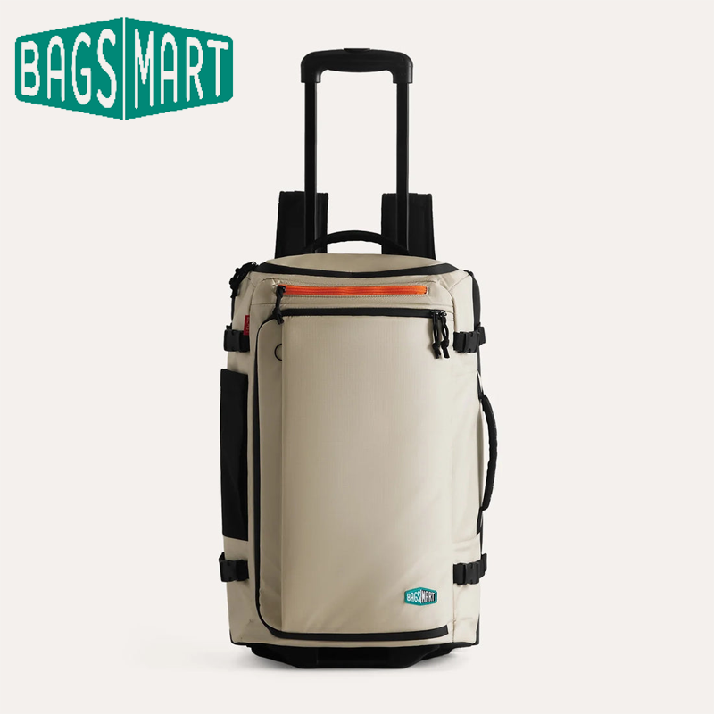 Travel Router Accessories - BAGSMART 43L ローラートラベルバックパック スムーズな PU ホイール付き