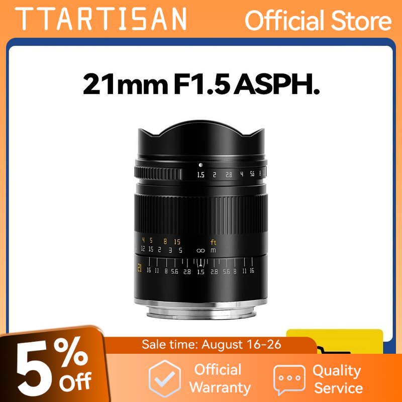 Travel Accessories Inc - Ttartisan 21ミリメートルF1.5フルフレームカメラレンズeキヤノンrfニコンzシグマlumixライカlマウントcâmeraレンズ