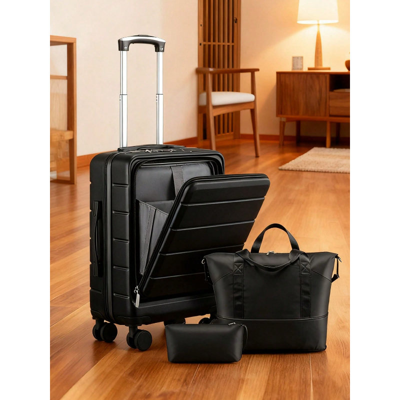Travel Lock Tsa Approved - 20インチ 機内持ち込み可能 ハードケース スーツケース TSAロック付き トートバッグ