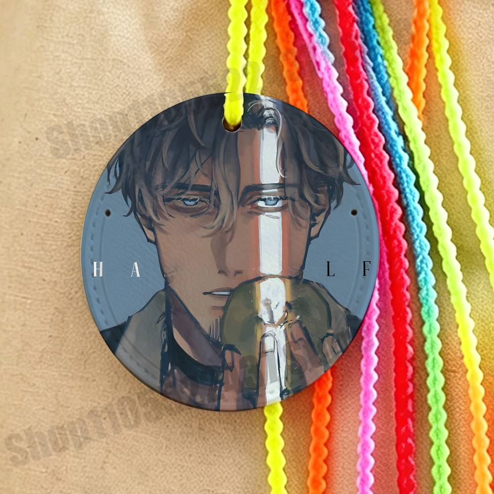 Luggage Tag Leather - アニメ M-Milgram 漫画名前アドレスプレート レザー製荷物タグチェーン 旅行バッグ、バックパック、ビジネスバッグに適合 IDストラップ
