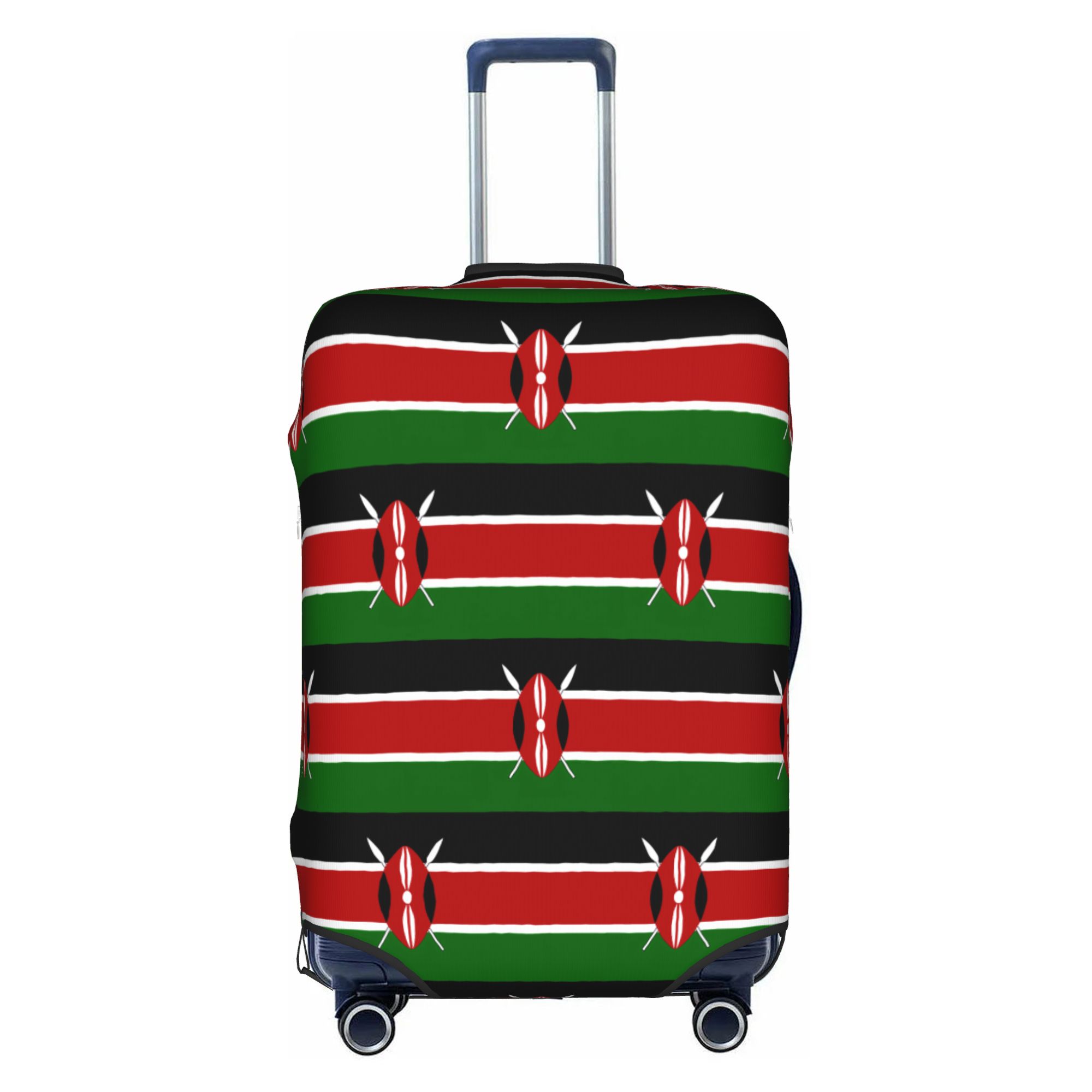 Travel Accessories Kenya - ケニア国旗荷物カバー弾性ケニア愛国旅行スーツケース保護カバー18-32インチに適しています