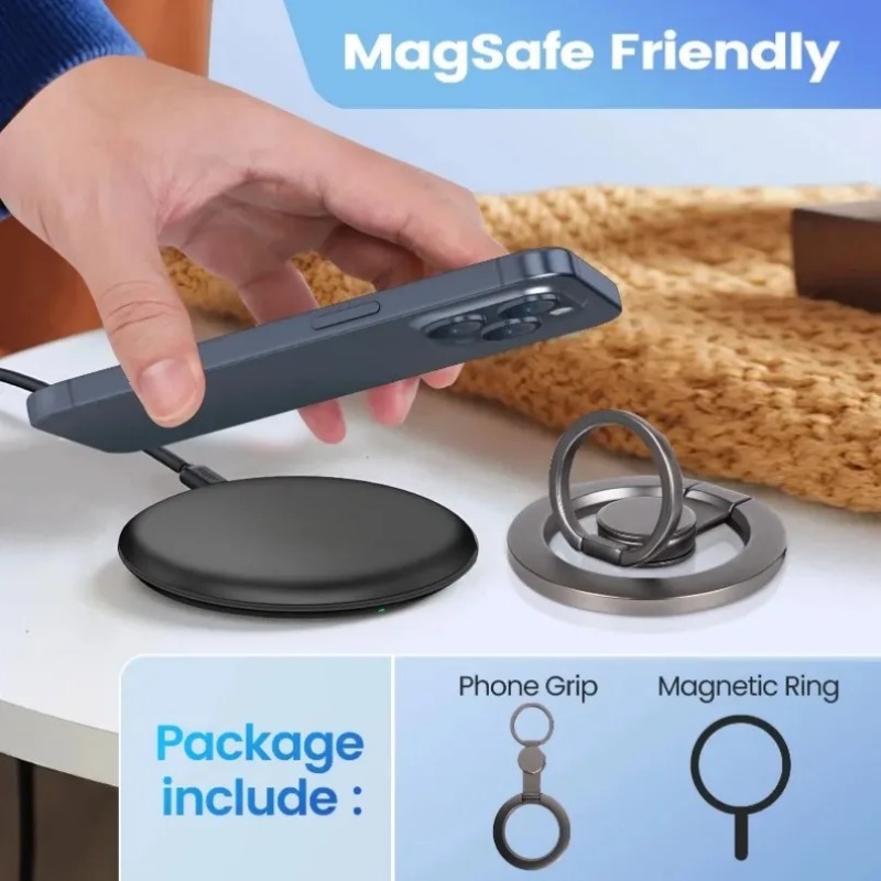 磁気式スマホホルダー iPhone/Samsung対応 両面 - Travel Accessories Apple のレビューと価格