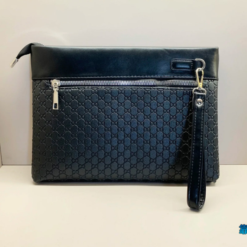 デザイナービジネスバッグレザーメンズクラッチバッグファッショ - Travel Accessories Passport Holder のレビューと価格