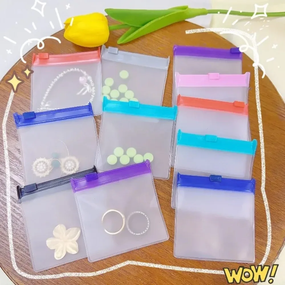 ミニカラフルなピルディスペンサーバッグ再利用可能な自己密封薬 - Reusable Zip Bag のレビューと価格