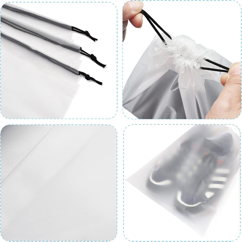 5/10 個靴収納巾着袋防水旅行化粧品バッグ雑貨タオル収納袋 - Reusable Zip Bag のレビューと価格
