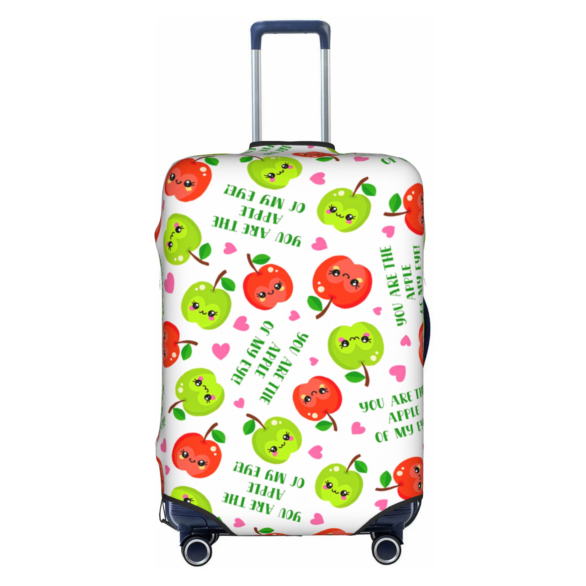 かわいいアップルキュートフェイス荷物カバーファッションシーム - Travel Accessories Apple のレビューと価格