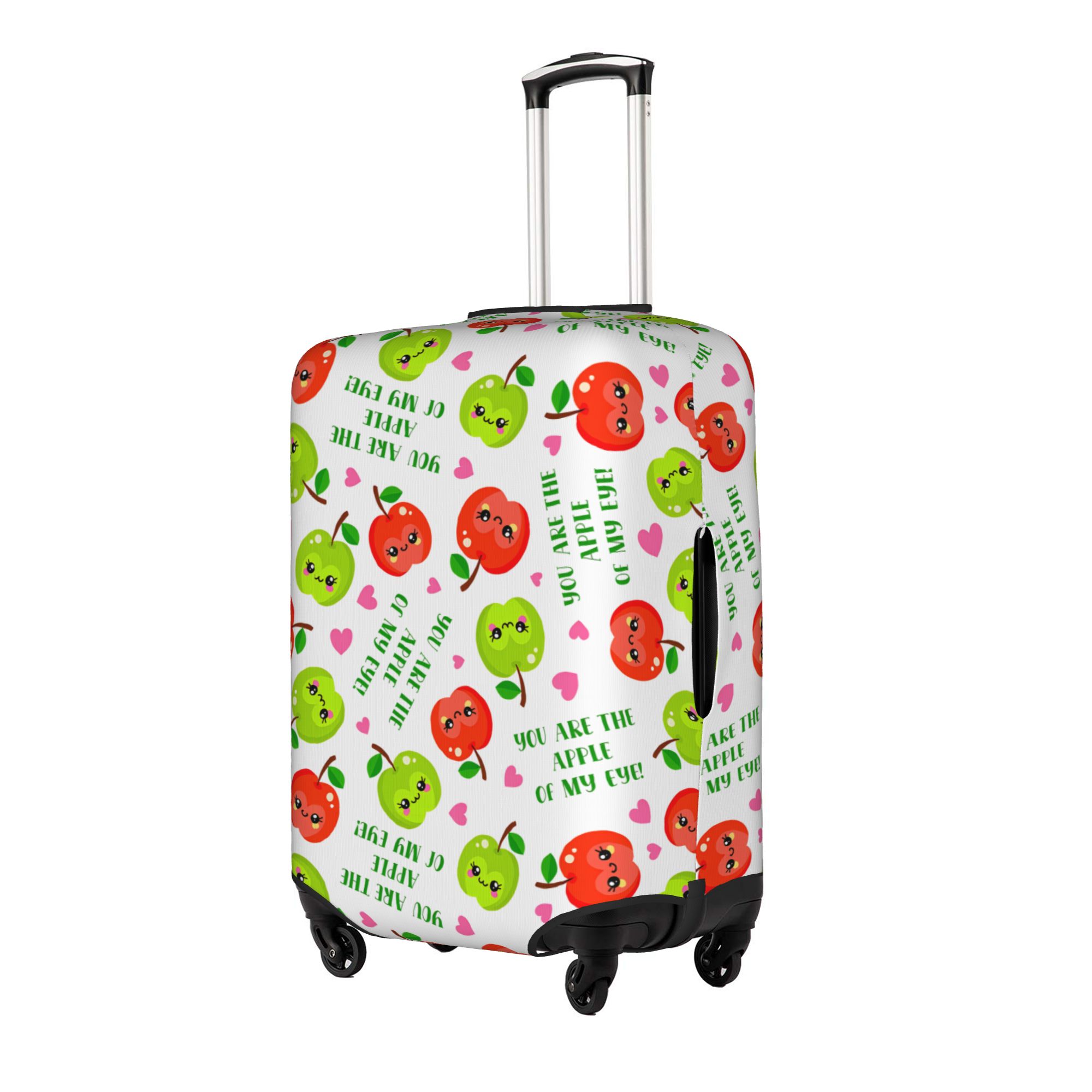 かわいいアップルキュートフェイス荷物カバーファッションシーム - Travel Accessories Apple のレビューと価格
