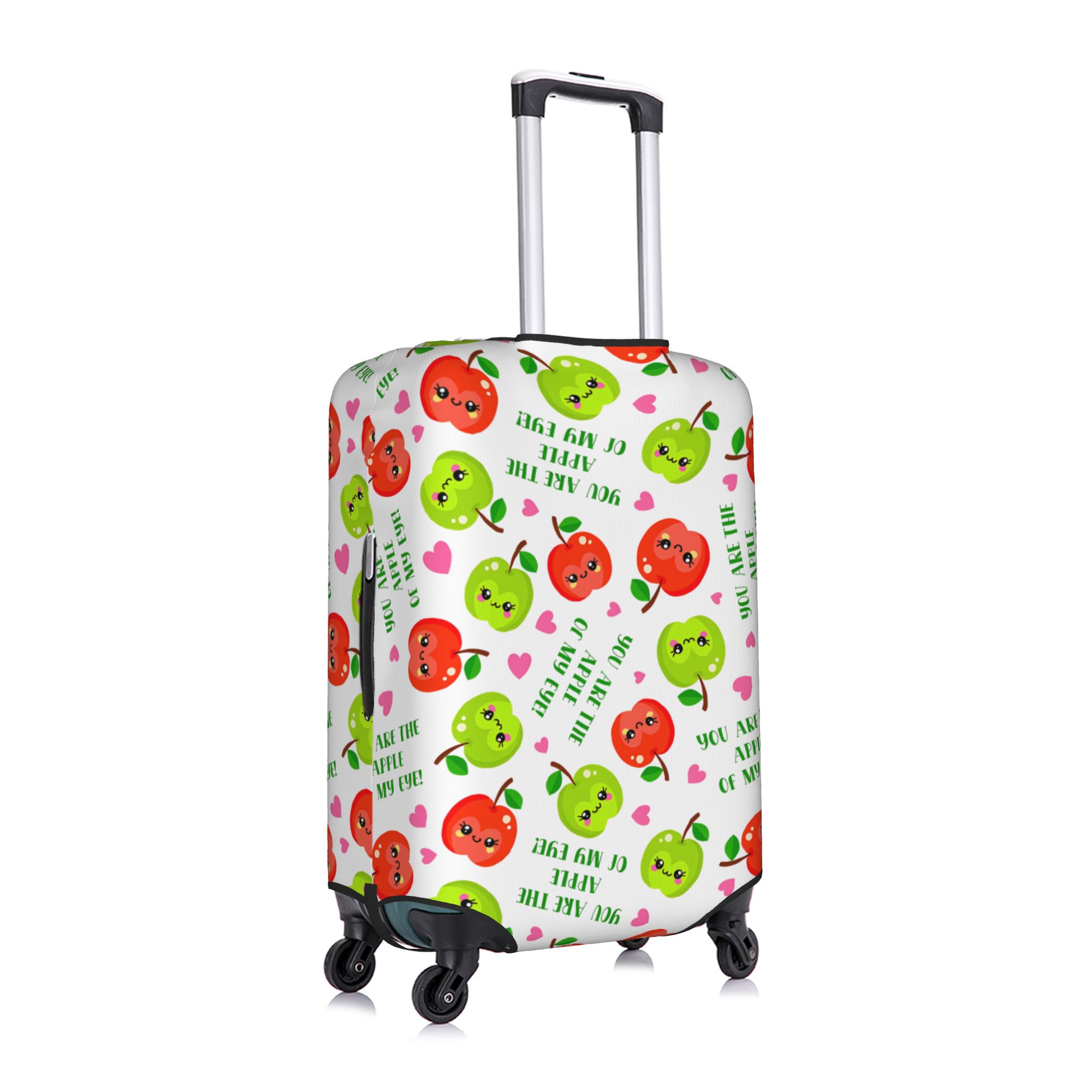 かわいいアップルキュートフェイス荷物カバーファッションシーム - Travel Accessories Apple のレビューと価格