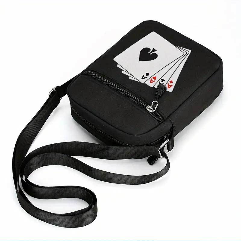 スペードのエース ポーカー キャンバス ショルダーバッグ ク - Travel Accessories Us のレビューと価格