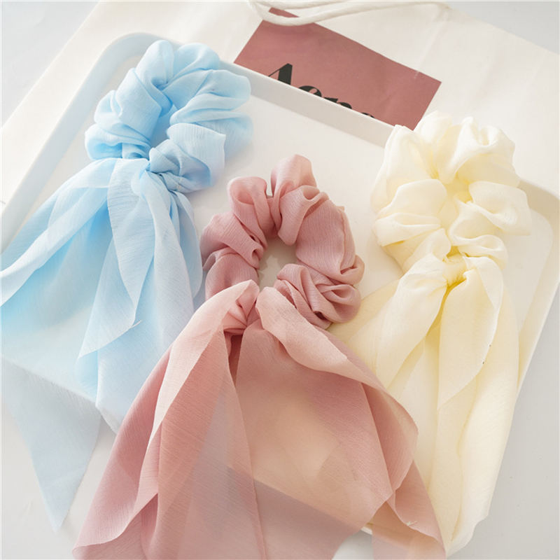 1Pc ファッション 25 センチメートルシフォンロングリボ - Travel Accessories Girls のレビューと価格