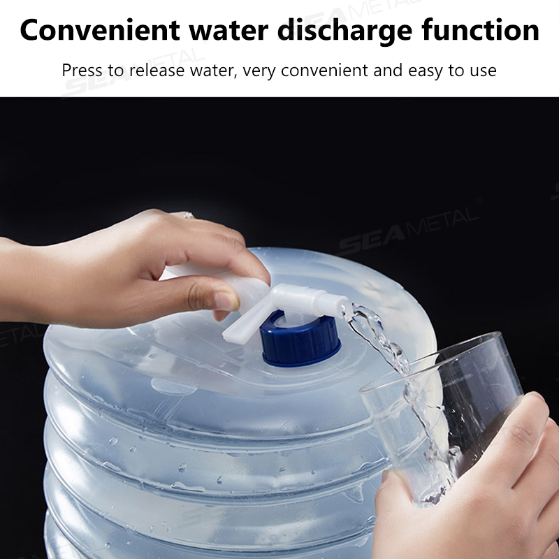 SEAMETAL 5L-15L 車用折りたたみバケツ ポータ - Water Bottle Collapsible のレビューと価格