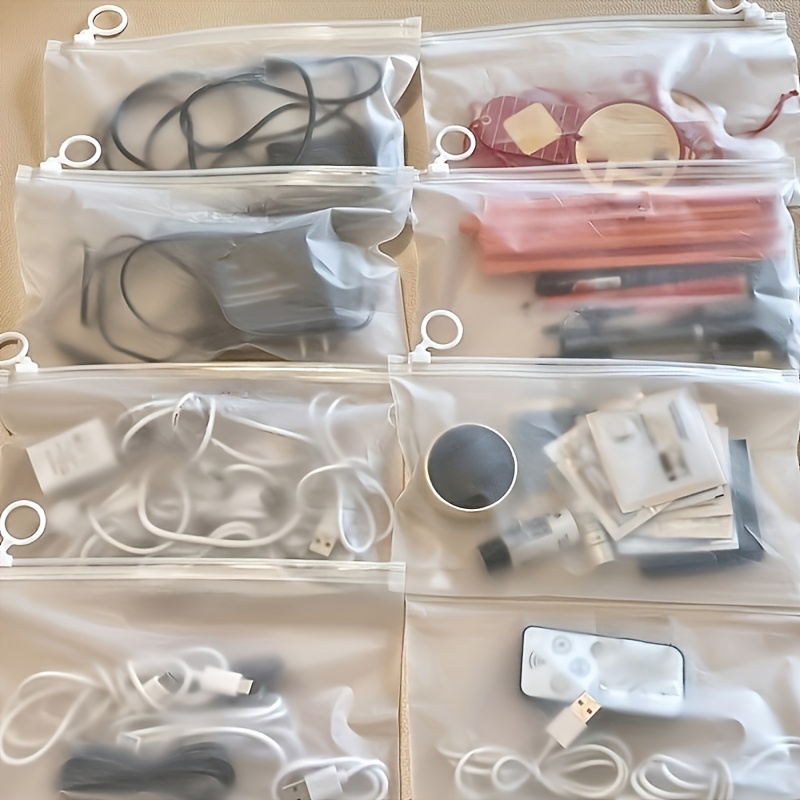 10 個旅行収納袋多機能収納化粧品バッグ旅行トイレタリーバッ - Reusable Zip Bag のレビューと価格