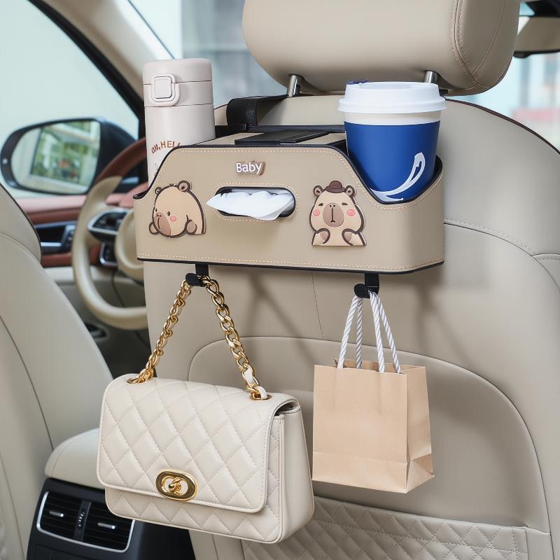 4 in 1 自動オーガナイザー車多機能 1 個頑丈な後部座 - Travel Accessories In Car のレビューと価格