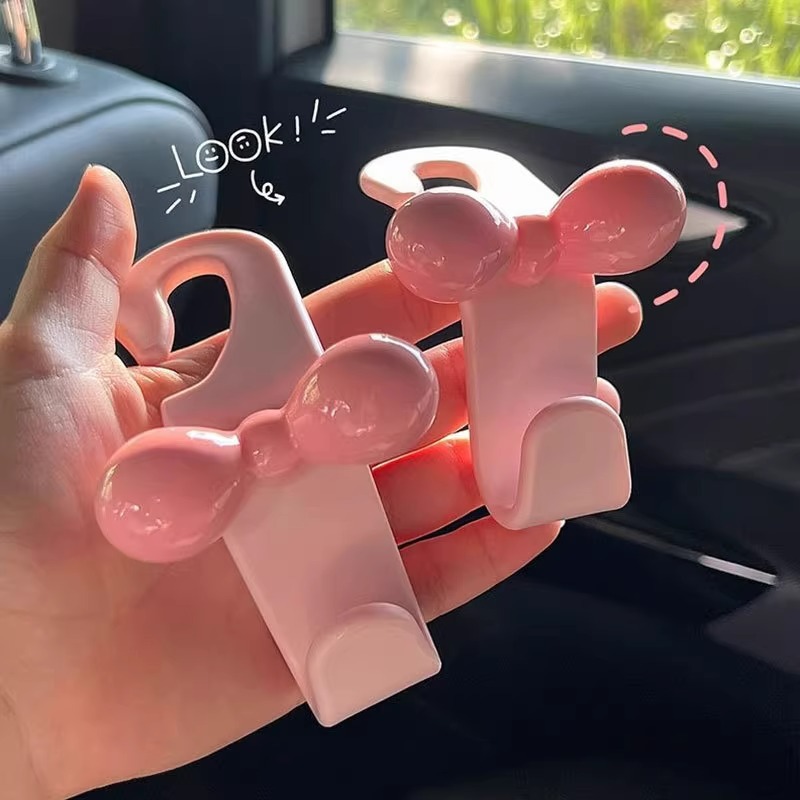 ミニマリストなボウ型車用後部座席吊り下げフック、実用的な収納 - Travel Accessories In Car のレビューと価格