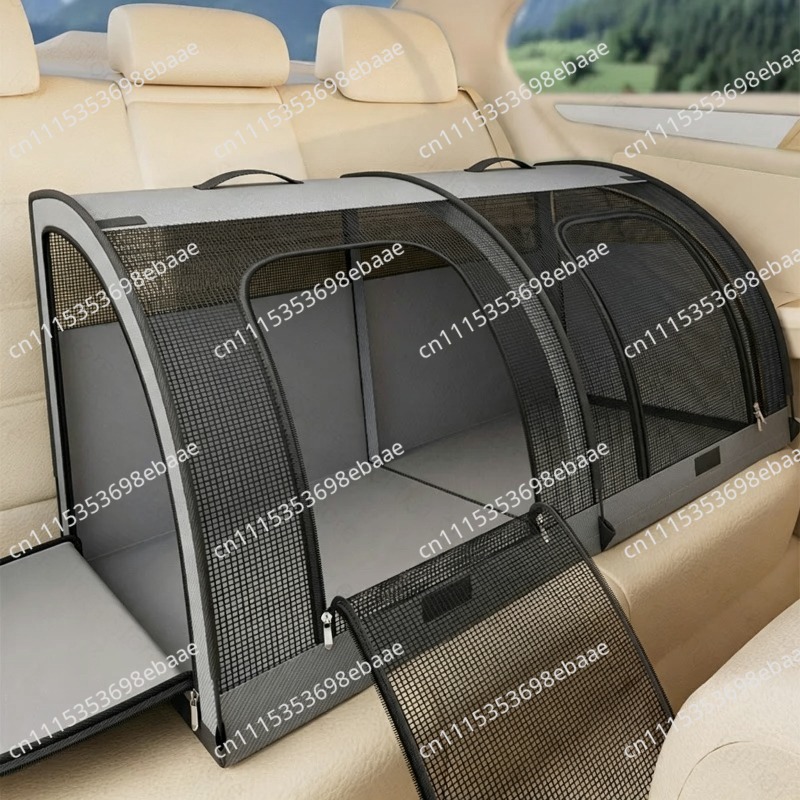 大型犬用ベッド、猫用キャリーバッグ、子犬用カバー、車用シート - Travel Accessories In Car のレビューと価格