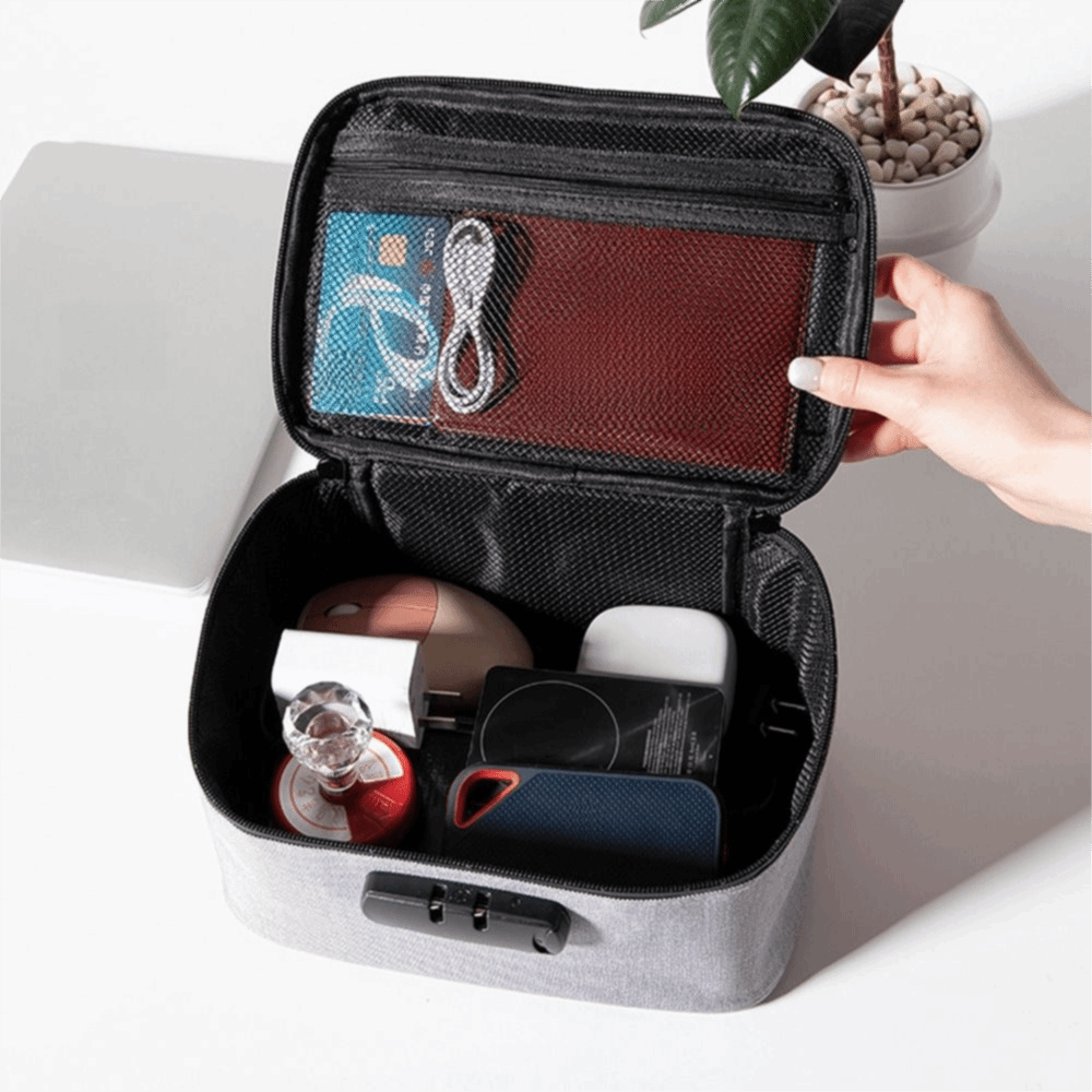 オックスフォード生地パスワードロックバッグ大容量ポータブルト - Reusable Zip Bag のレビューと価格
