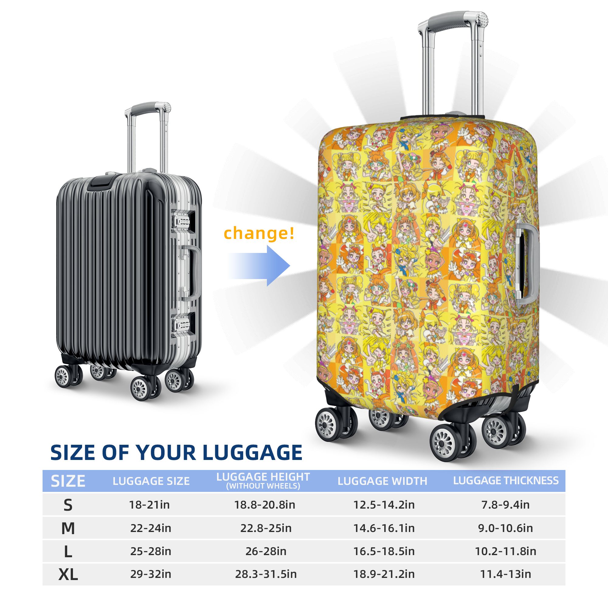 カスタムプリティ C-Cures 荷物カバー弾性スウィートエ - Travel Accessories Inc のレビューと価格