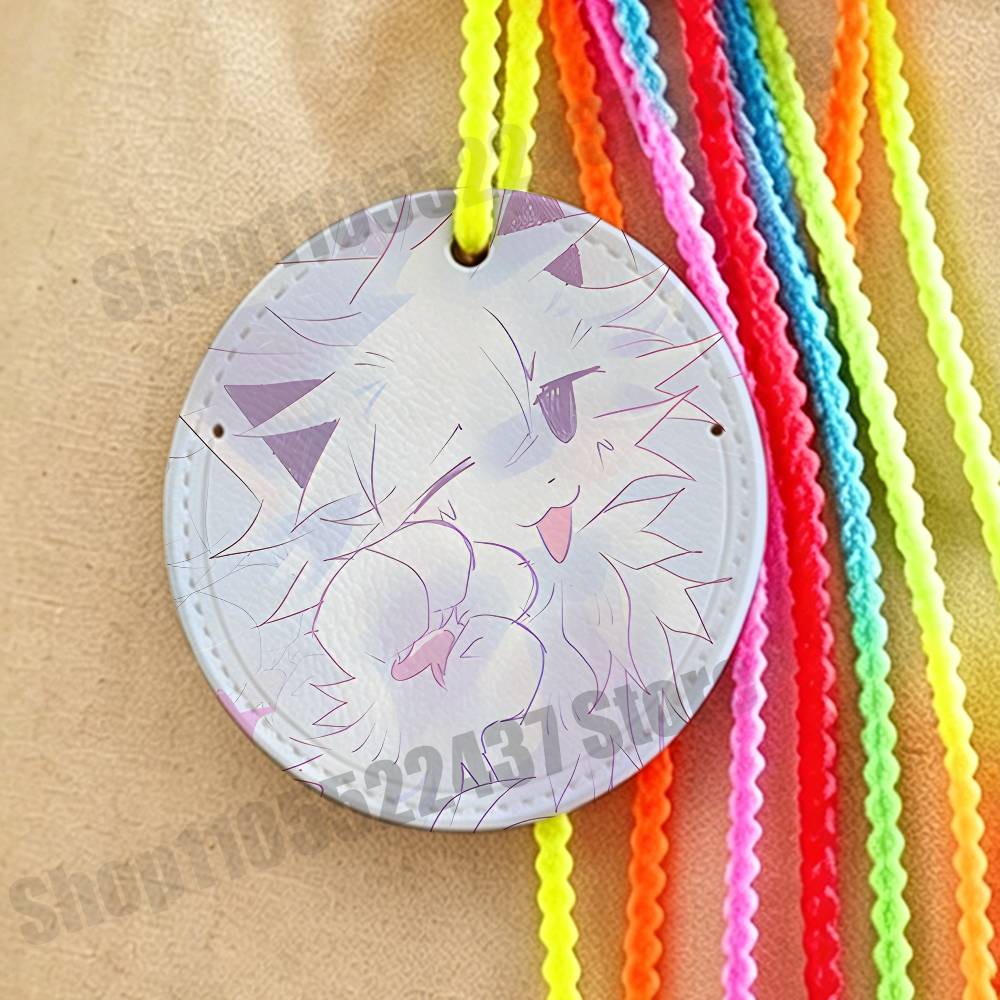 かわいい B-boykisser Silly Cat クリエ - Luggage Tag Leather のレビューと価格