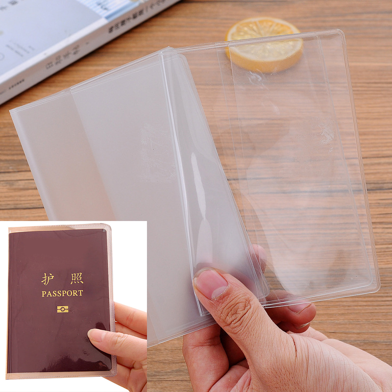 1個/2個/4個のパスポート保護ケース、透明なつや消し素材、 - Travel Accessories Passport Holder のレビューと価格