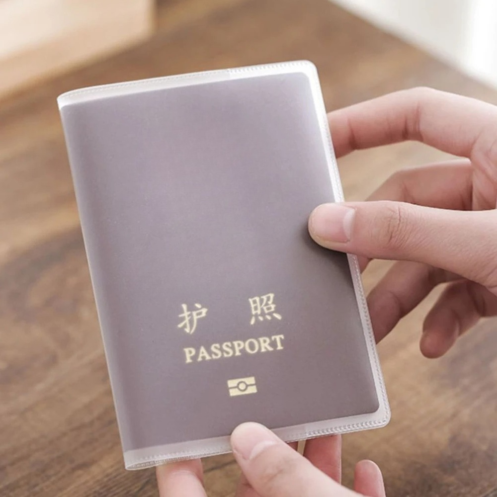 1個/2個/4個のパスポート保護ケース、透明なつや消し素材、 - Travel Accessories Passport Holder のレビューと価格