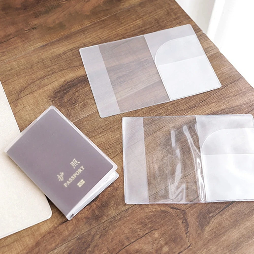 1個/2個/4個のパスポート保護ケース、透明なつや消し素材、 - Travel Accessories Passport Holder のレビューと価格
