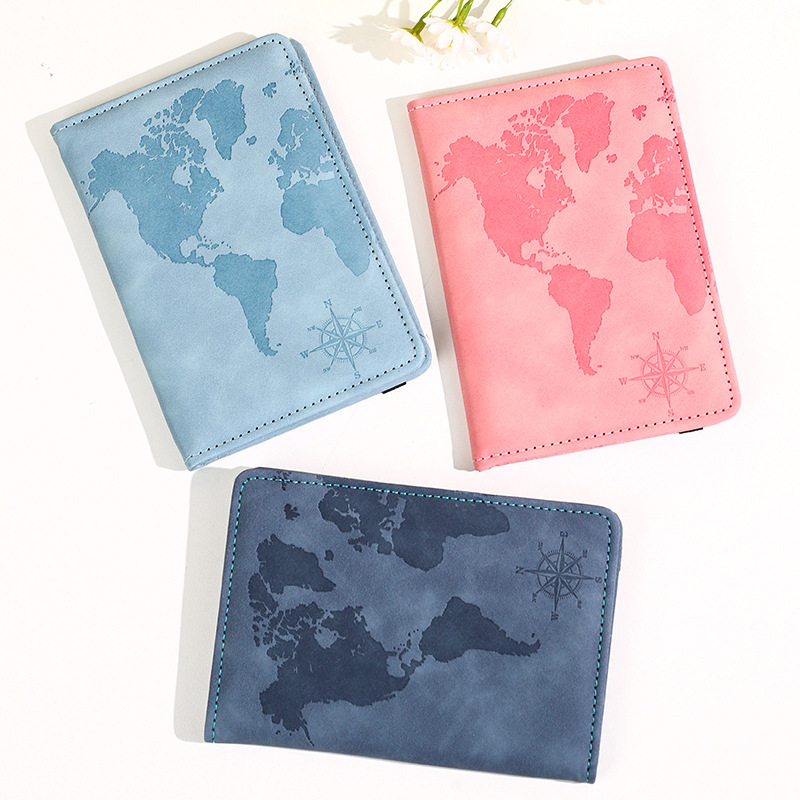 新しい地図プリントパスポートホルダーレザーパスポートカバーパ - Travel Accessories Kmart のレビューと価格