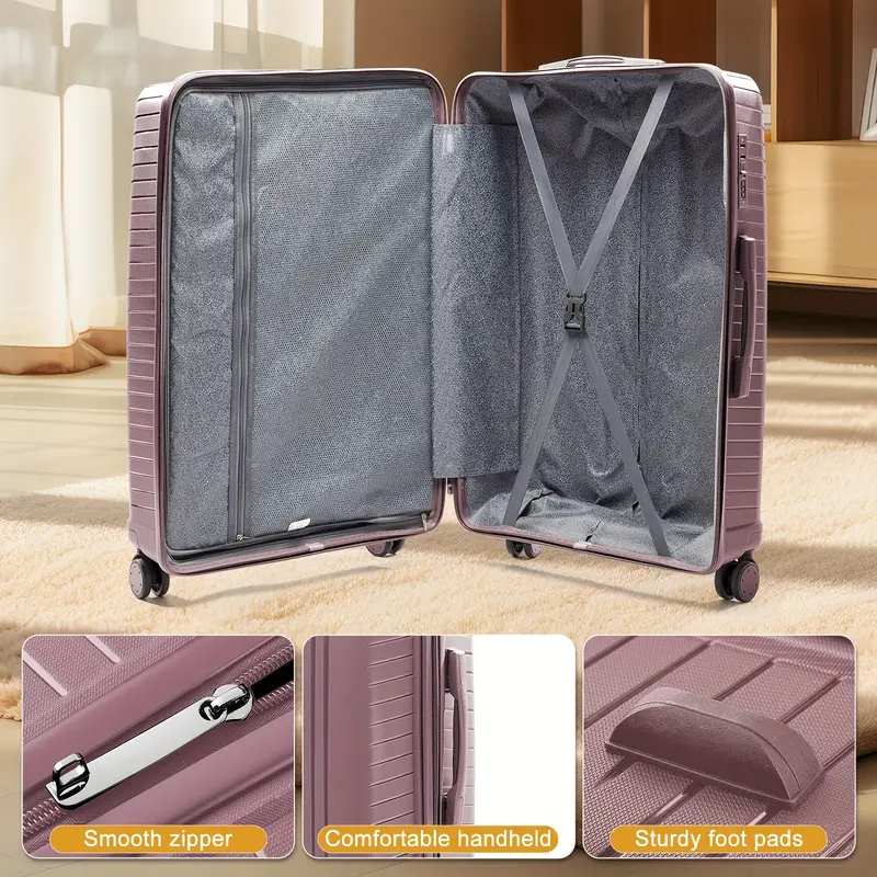 機内持ち込み手荷物スーツケース、pp素材、ジッパー式およびパ - Travel Lock Tsa Approved のレビューと価格