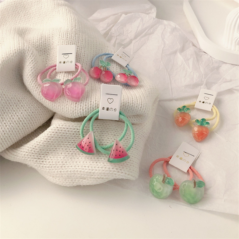 キッズキャロットヘアタイ 5ペア 滑り止め弾性ヘアバンド 女 - Travel Accessories Girls のレビューと価格