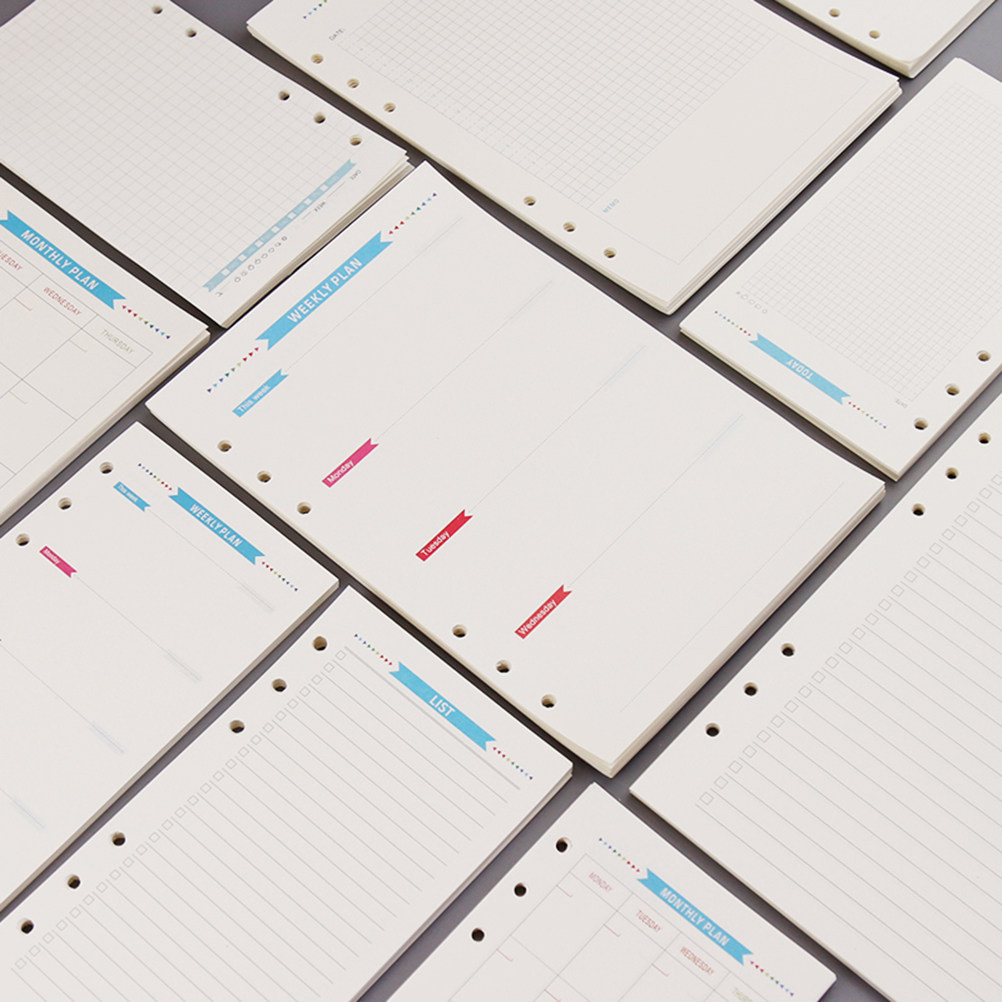 A6サイズ40枚入り6穴バインダーリフィル用紙、スムーズな書 - Travel Notebook Journal のレビューと価格
