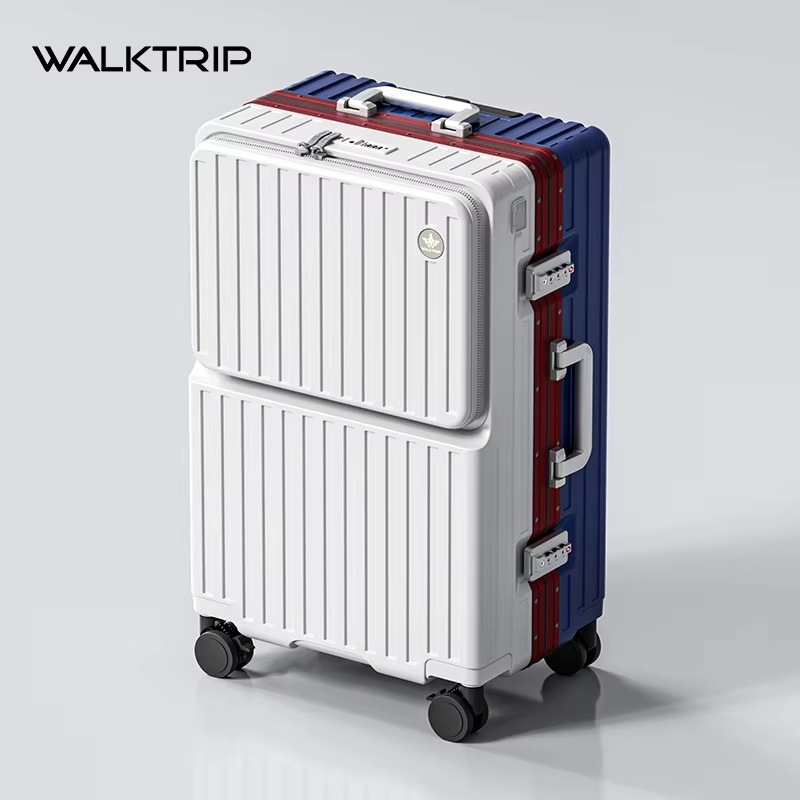 フロントオープンポケット付きスーツケース PC素材 アルミフ - Travel Lock Tsa Approved のレビューと価格