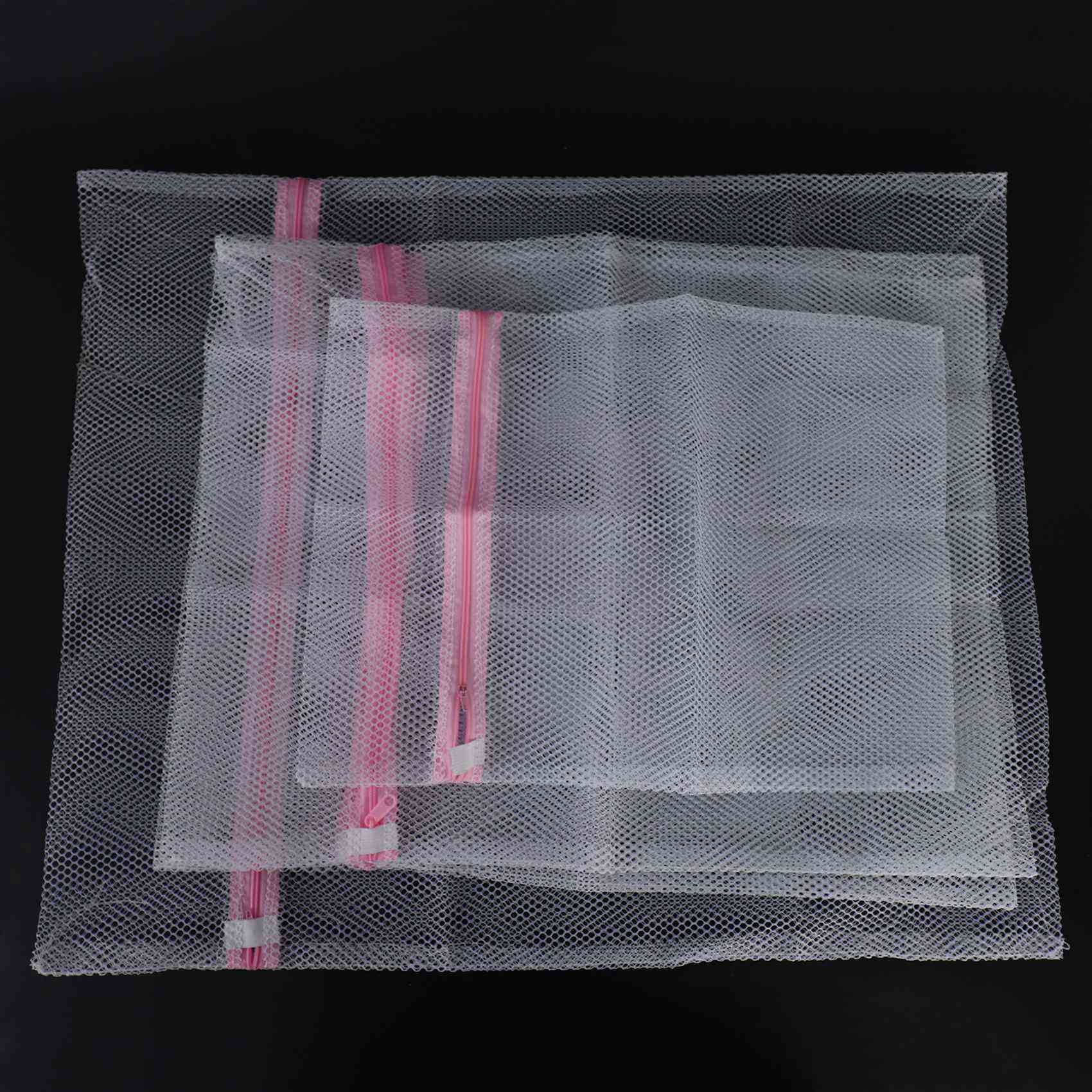 A84E-大型ネット洗濯バッグ、衣類や繊細な物用のジッパー開 - Reusable Zip Bag のレビューと価格