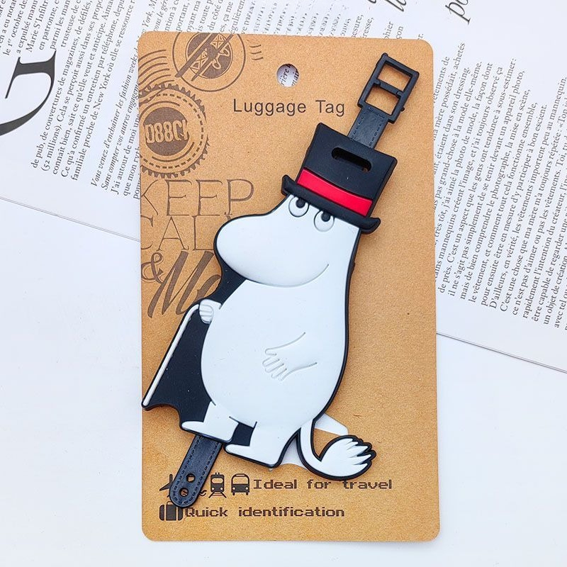 新しいムーミン荷物タグペンダント高価値漫画キャラクター人形型 - Travel Accessories Unique のレビューと価格