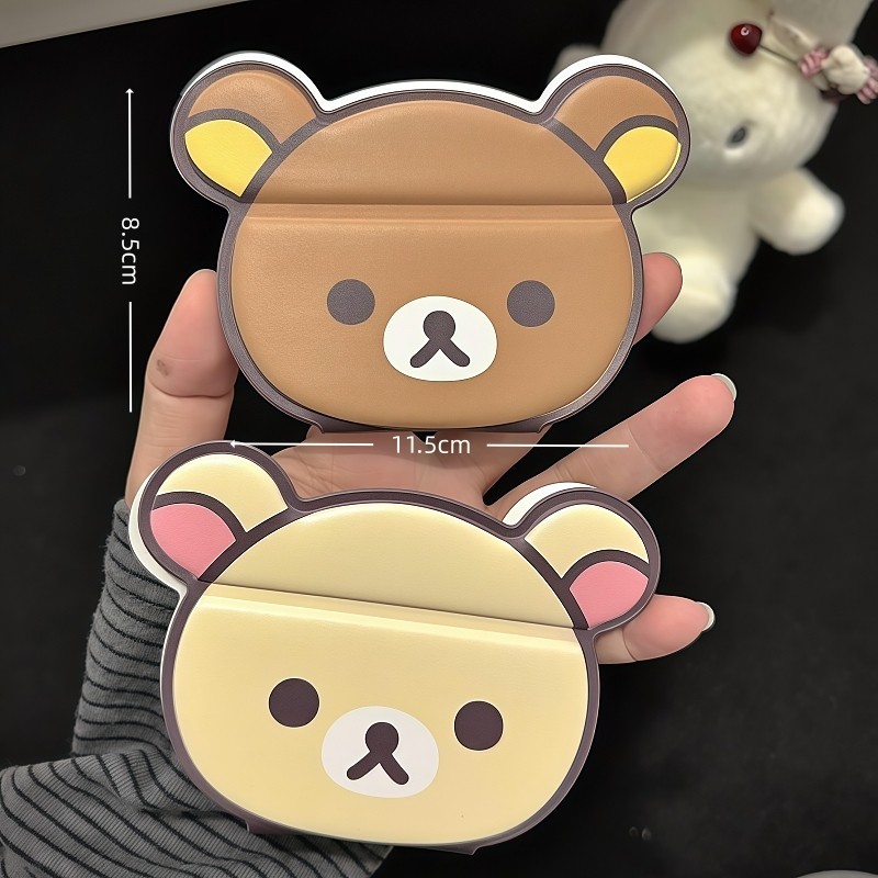 リラックマ折りたたみ化粧鏡かわいいシンプルなポータブル手持ち - Travel Accessories Girls のレビューと価格