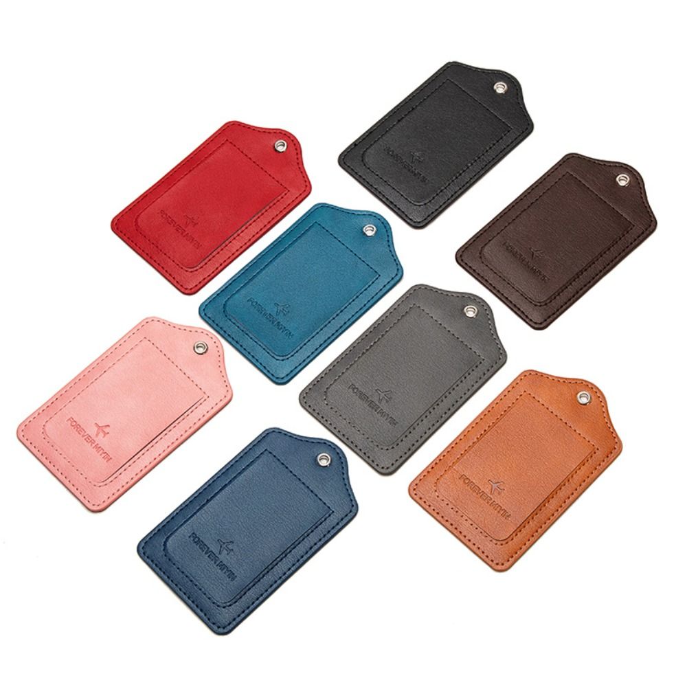 女性男性用紛失防止ワイヤーロープループレザーラゲッジタグプラ - Luggage Tag Leather のレビューと価格