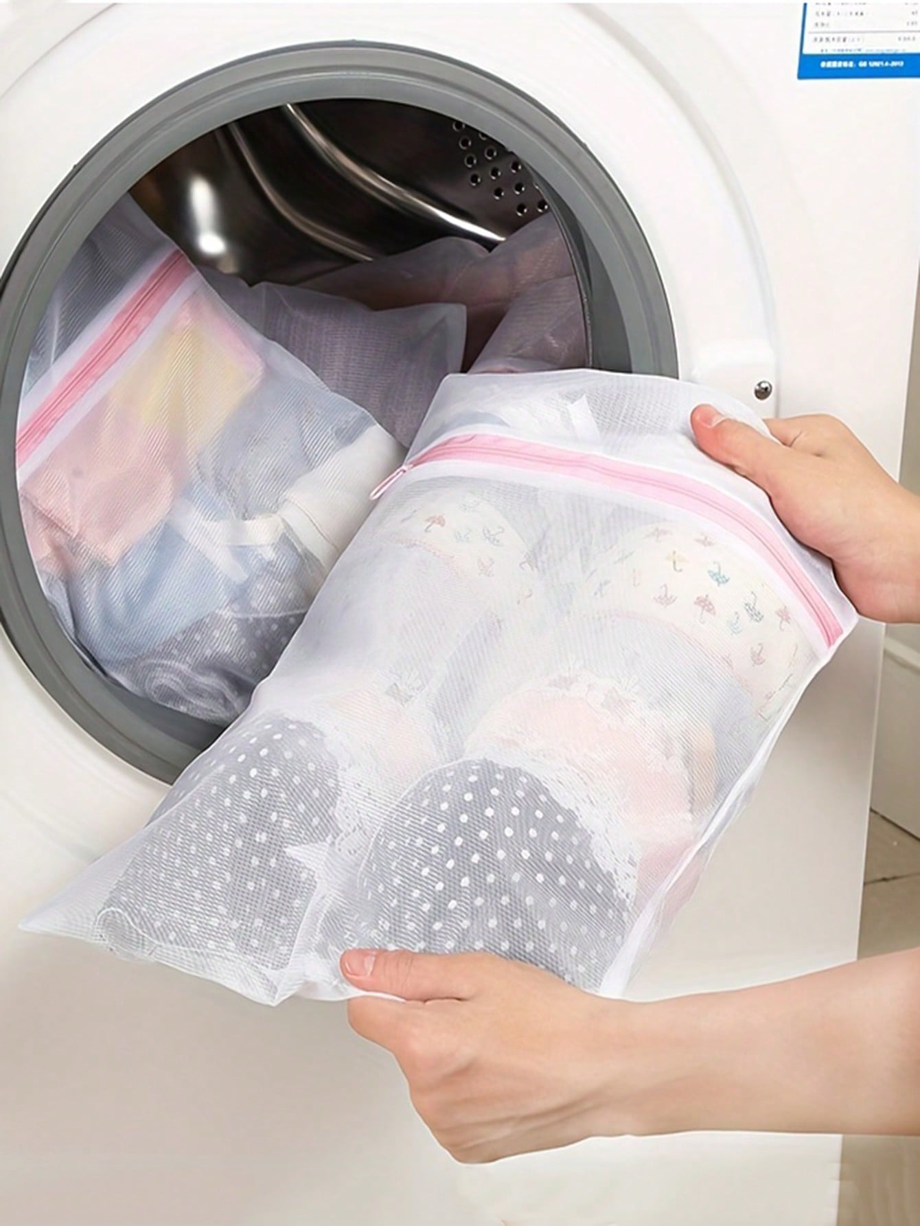 3 ピース/セットジッパー付きランドリーバッグ再利用可能な洗 - Reusable Zip Bag のレビューと価格