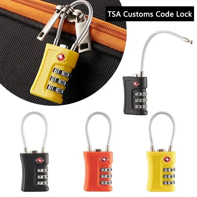TSA税関ロック 3桁トラベルパスワード変更可能ロック デジ - Travel Lock Tsa Approved のレビューと価格