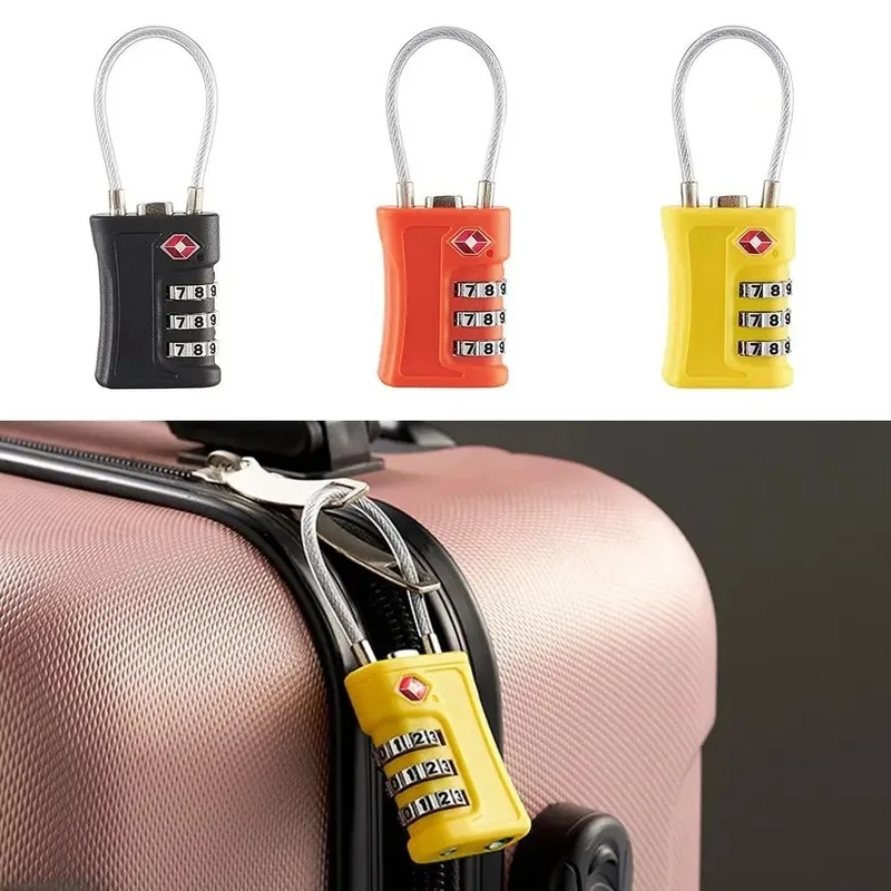 TSA税関ロック 3桁トラベルパスワード変更可能ロック デジ - Travel Lock Tsa Approved のレビューと価格