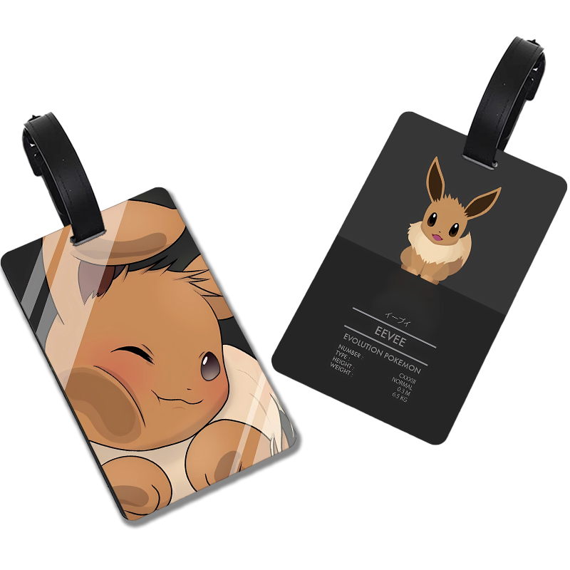ポケモン漫画荷物タグかわいいプライバシー保護手荷物タグピカチ - Travel Accessories Unique のレビューと価格
