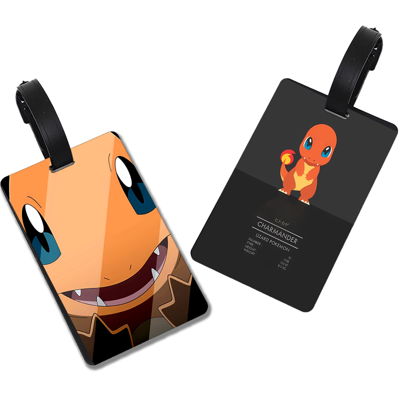 ポケモン漫画荷物タグかわいいプライバシー保護手荷物タグピカチ - Travel Accessories Unique のレビューと価格