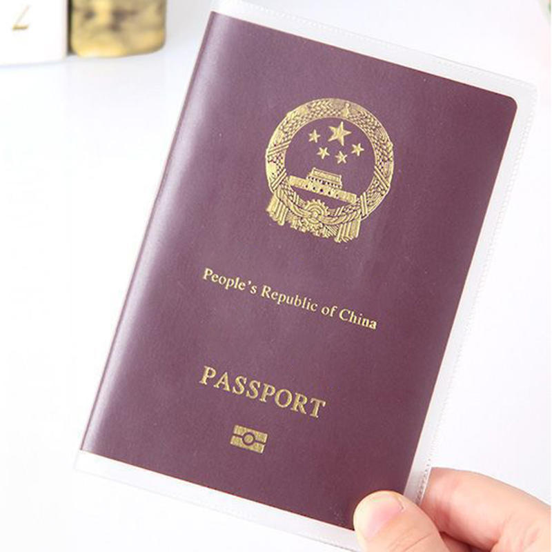 6/18 個パスポートカバーバッグ旅行パスポート保護透明つや - Travel Accessories Passport Holder のレビューと価格