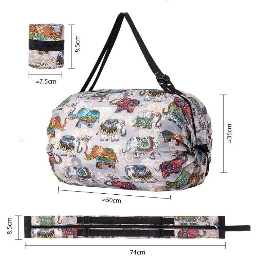 日本製大容量ショッピングバッグ、ハンドル付き、防水、折りたた - Travel Accessories Market のレビューと価格