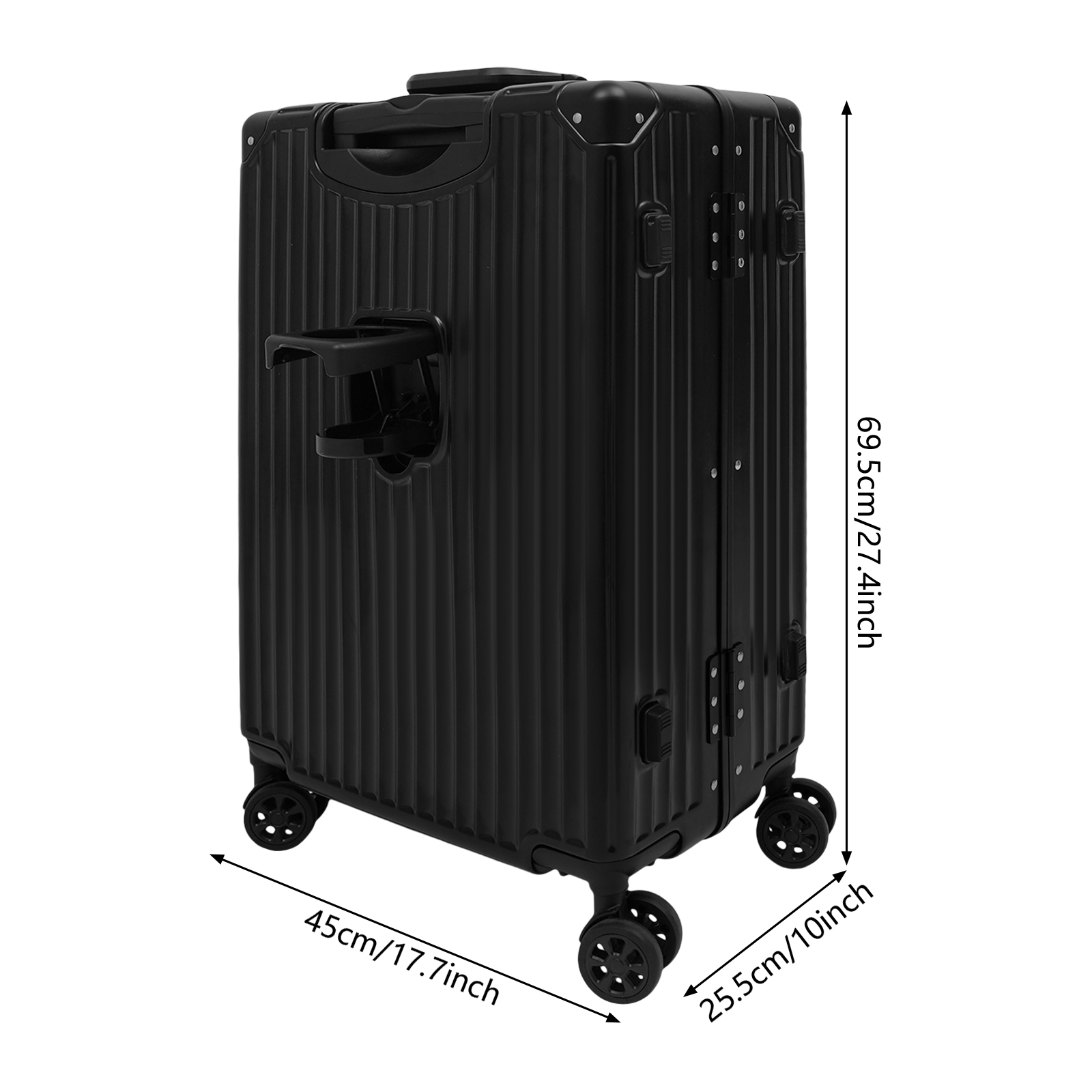 トップオープン式ローリングトラベルスーツケース、スピナーホイ - Travel Lock Tsa Approved のレビューと価格