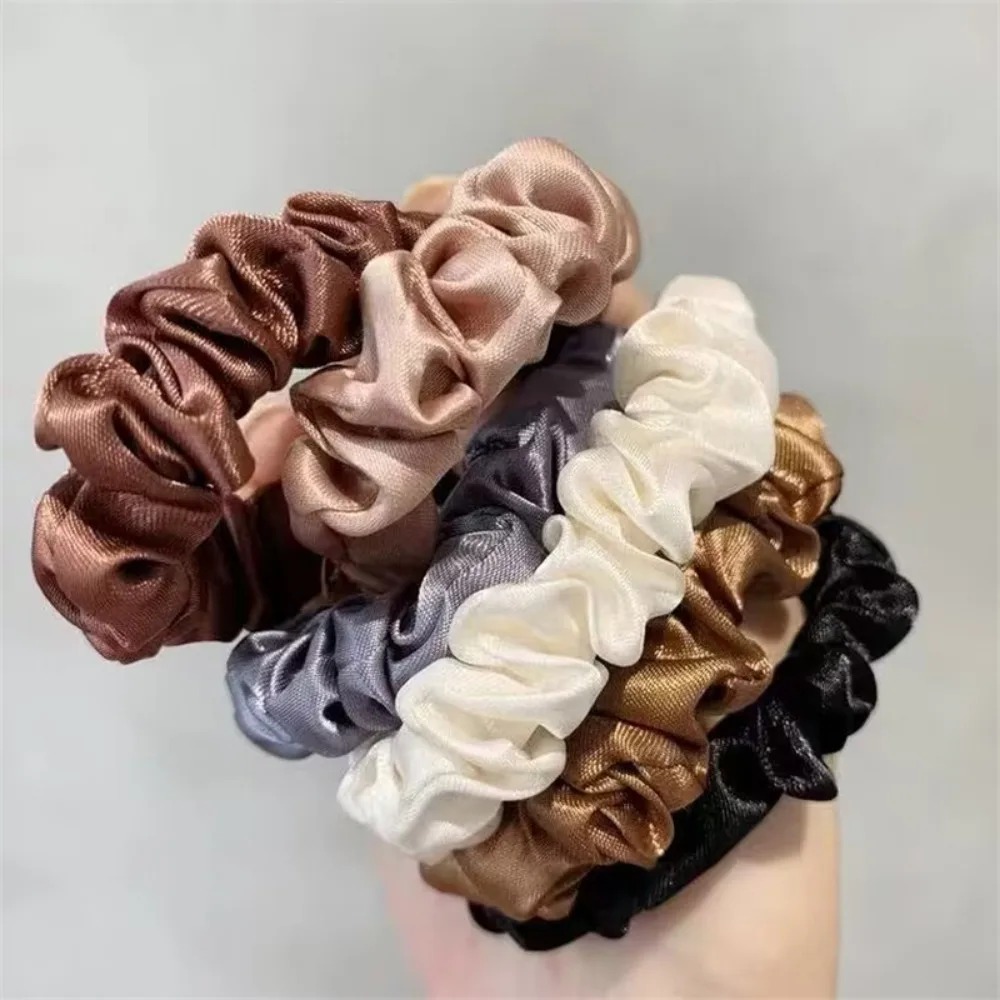 6個入り ソフトサテンヘアスクランチー、滑り止め付き伸縮性ヘ - Travel Accessories Girls のレビューと価格
